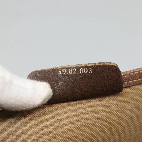 GUCCI GG Supreme Web Sherry Line Bag PVC Beige Green Red - Picture 13 of 15